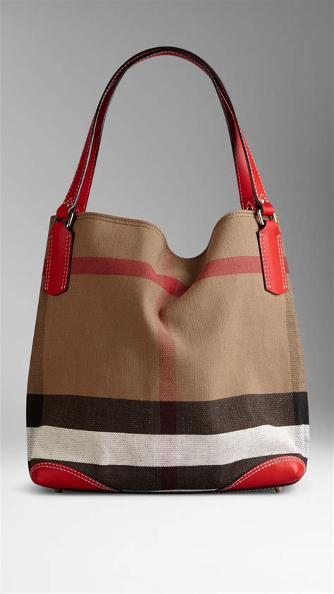 burberry tote bag monogram|burberry medium canvas check tote.